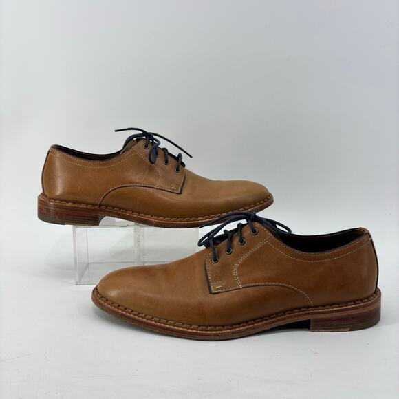 Johnston Murphy J&M 1850 Sz 10.5 Mens Brown Leather Lace Up - Picture 7 of 11